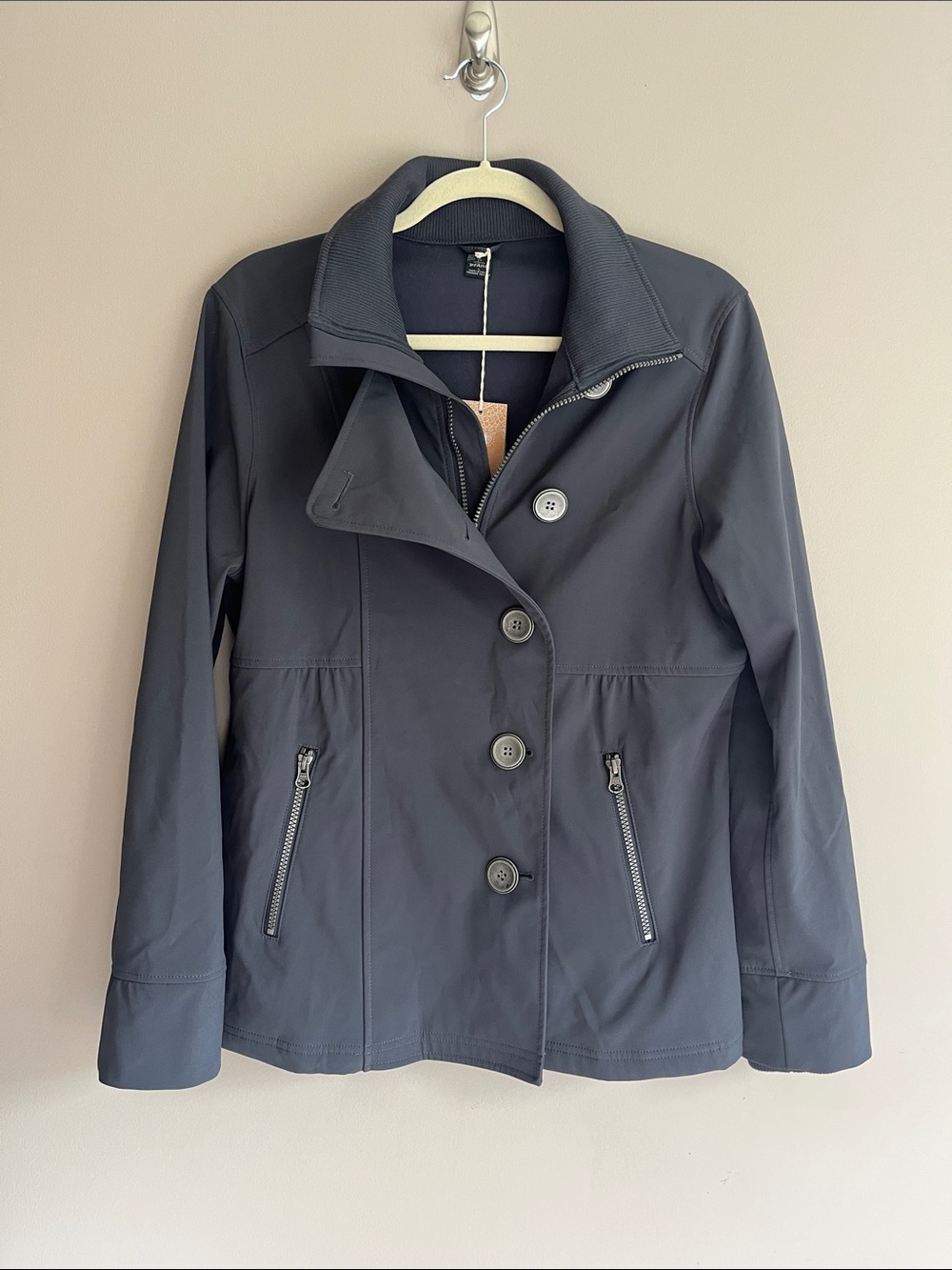 prAna Martina Black Performance Waterproof Jacket size large